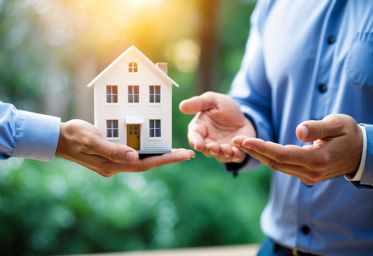 A first-time homebuyer receiving professional advice on avoiding common mistakes, such as overextending financially or skipping a home inspection