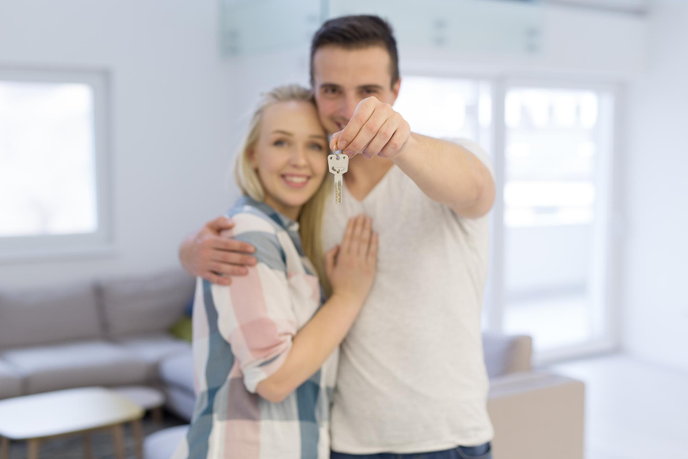 Couple discussing interest-only mortgage options with a UK Mortgage Broker adviser