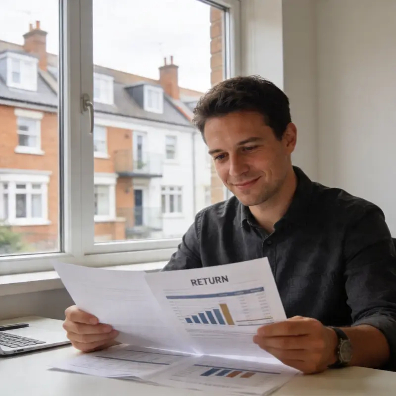 landlord reviewing buy-to-let mortgage returns UK
